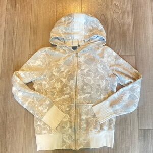 Women Hurley Camo Gray & White Hoodie